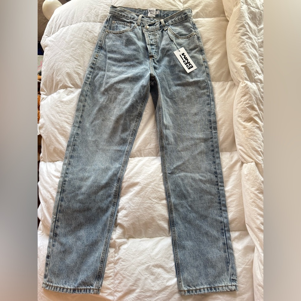 New with tags: PP DNM jeans from princess polly, size 0 — $50 bought for $76